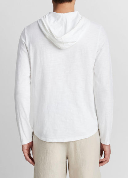 VINCE Everyday - Textured Cotton Hoodie in Sweatshirts & Hoodies