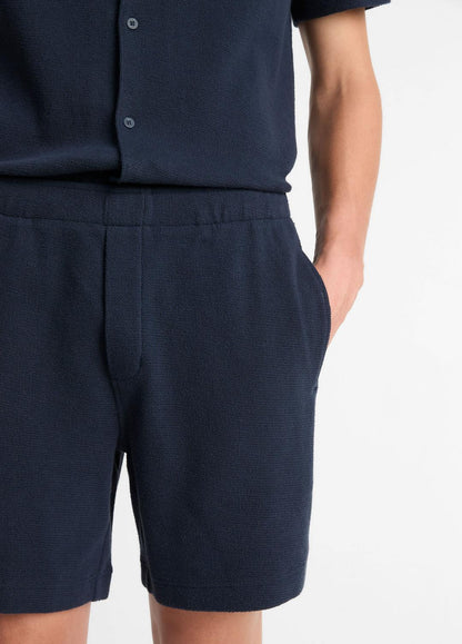 VINCE Classic - Cotton Bouclé Pull-On Short in Shorts