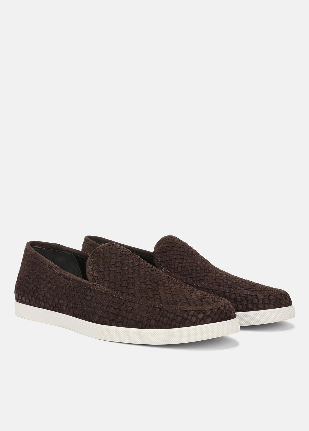 VINCE Popular - Sonoma Woven Suede Loafer in Loafers