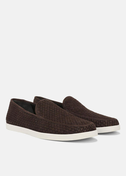 VINCE Popular - Sonoma Woven Suede Loafer in Loafers