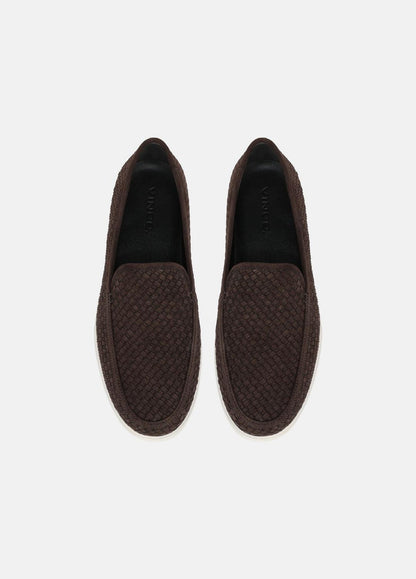 VINCE Popular - Sonoma Woven Suede Loafer in Loafers