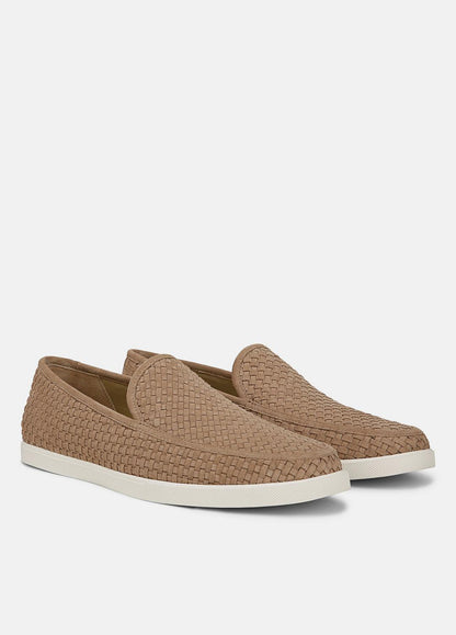 VINCE Popular - Sonoma Woven Suede Loafer in Loafers