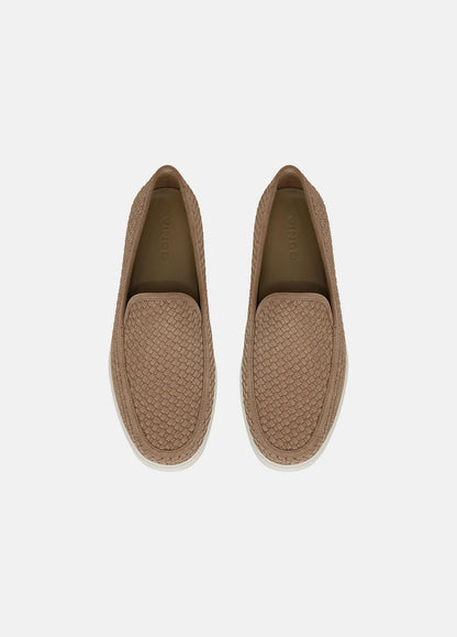 VINCE Popular - Sonoma Woven Suede Loafer in Loafers
