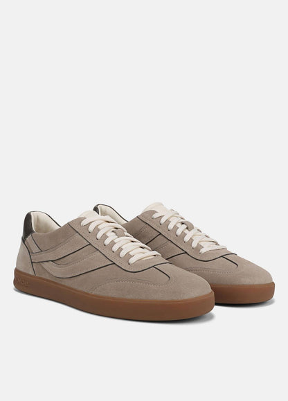 VINCE Top Pick - Oasis Contrast-Edge Suede & Leather Sneaker in Sneakers