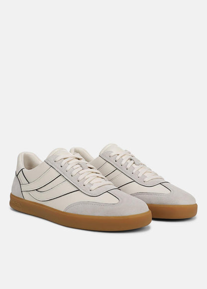 VINCE Everyday - Oasis Contrast-Edge Leather & Suede Sneaker in Sneakers