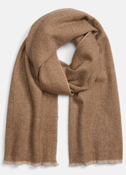 VINCE Top Pick - Herringbone Cashmere Scarf in Scarves & Hats