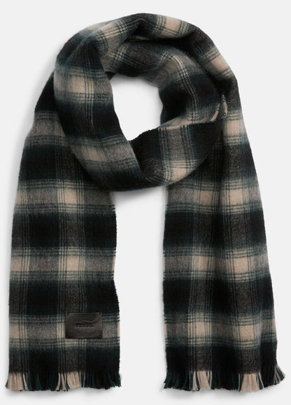 VINCE Everyday - Brushed Plaid Wool Scarf in Scarves & Hats