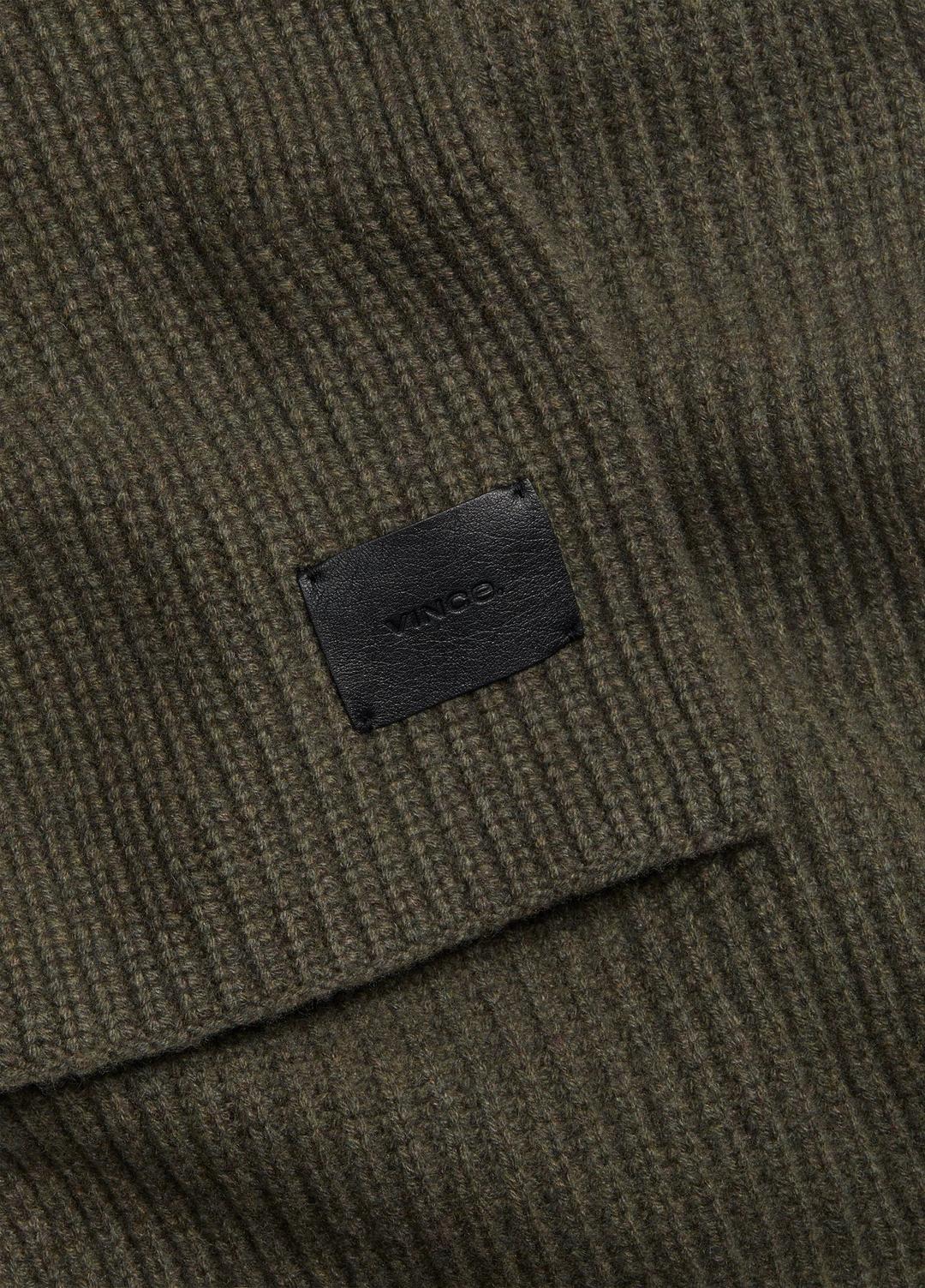 VINCE Popular - Cashmere Shaker-Stitch Scarf in Scarves & Hats