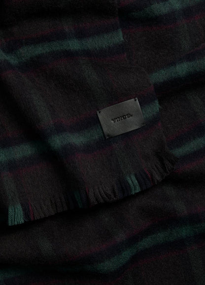 VINCE Deals - Brushed Holme Plaid Wool Scarf in Scarves & Hats