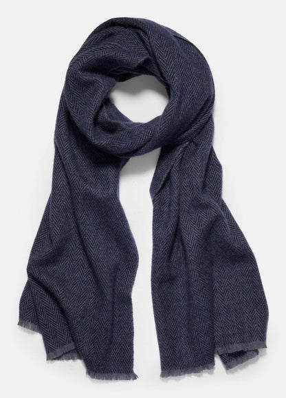 VINCE Best Price - Herringbone Cashmere Scarf in Scarves & Hats