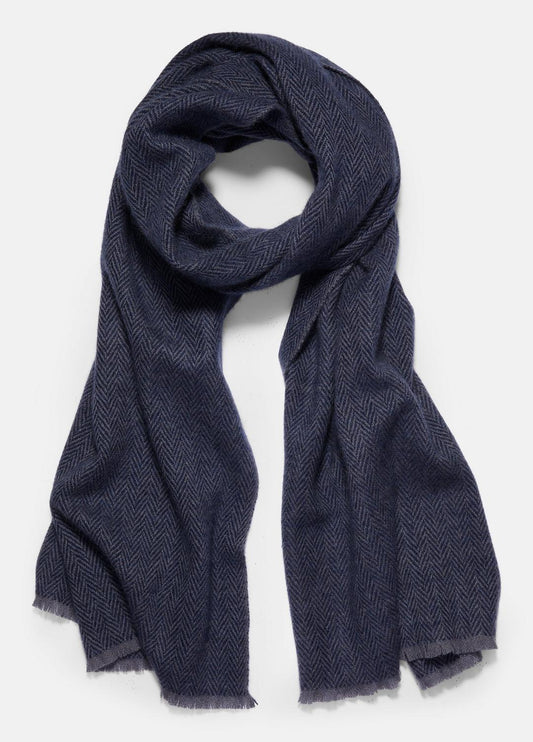 VINCE Best Price - Herringbone Cashmere Scarf in Scarves & Hats