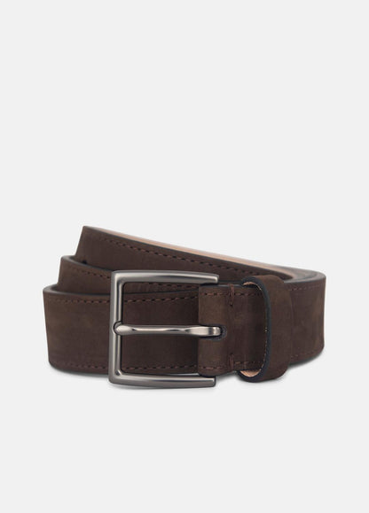 VINCE Smart Buy - Men's 32mm Nubuck Leather Belt in Belts
