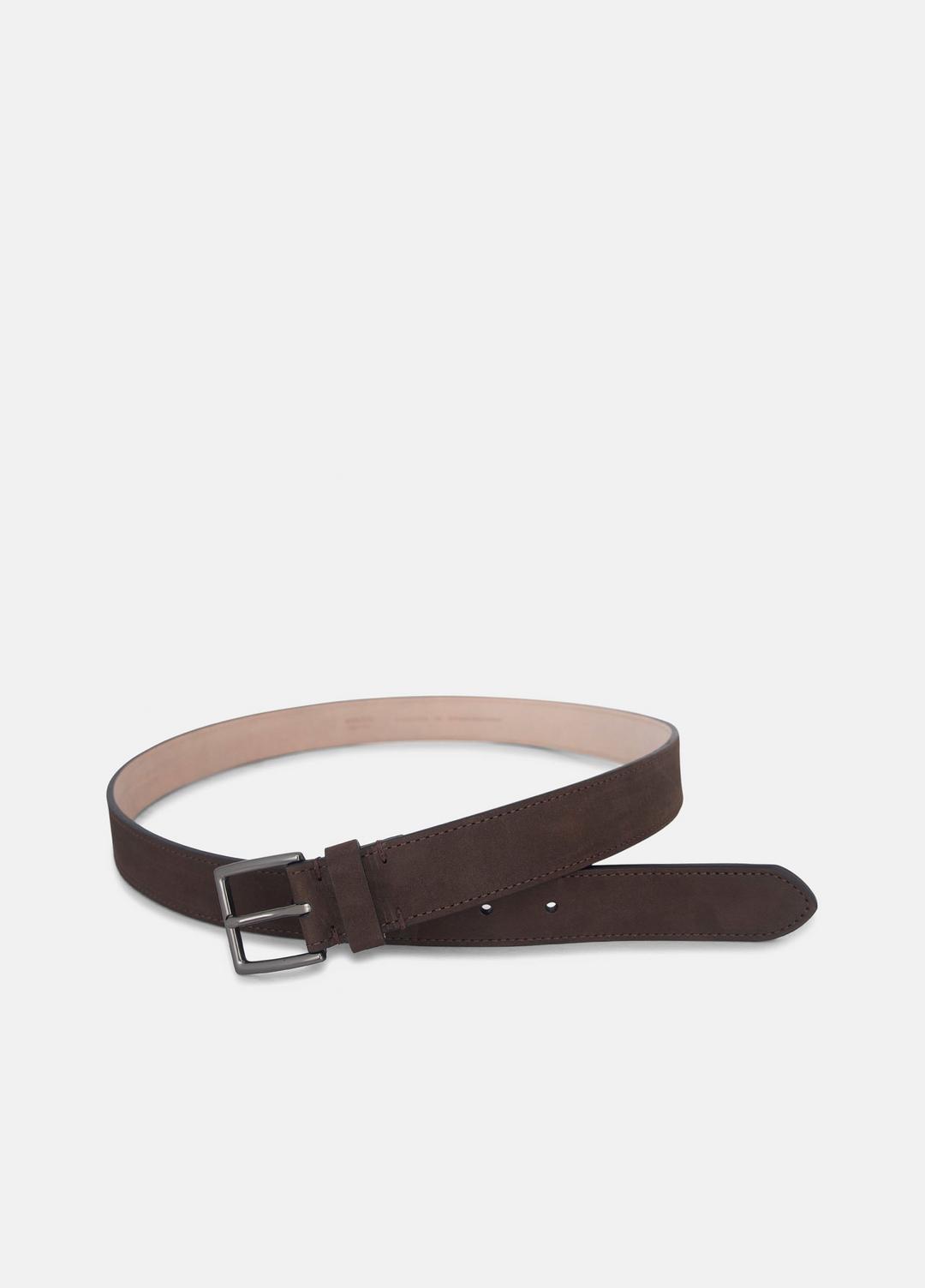 VINCE Smart Buy - Men's 32mm Nubuck Leather Belt in Belts