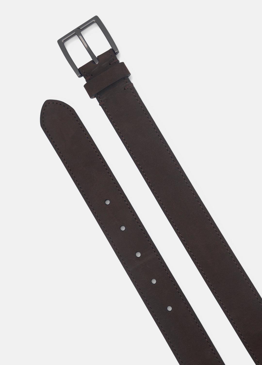 VINCE Smart Buy - Men's 32mm Nubuck Leather Belt in Belts