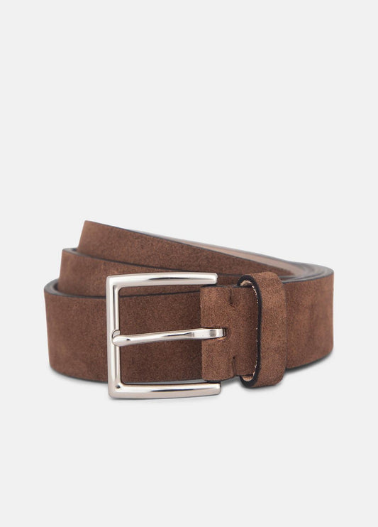VINCE Latest - Men's 35mm Suede Belt in Belts