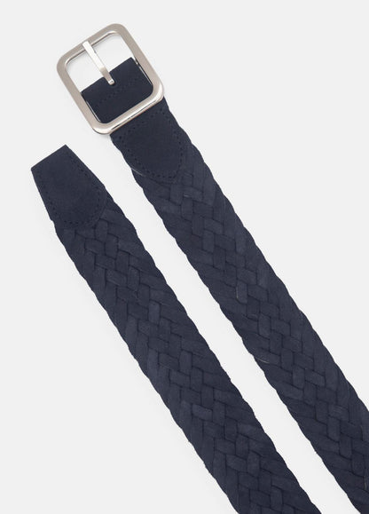 VINCE Quality - Men's 35mm Reversible Woven Suede Belt in Belts