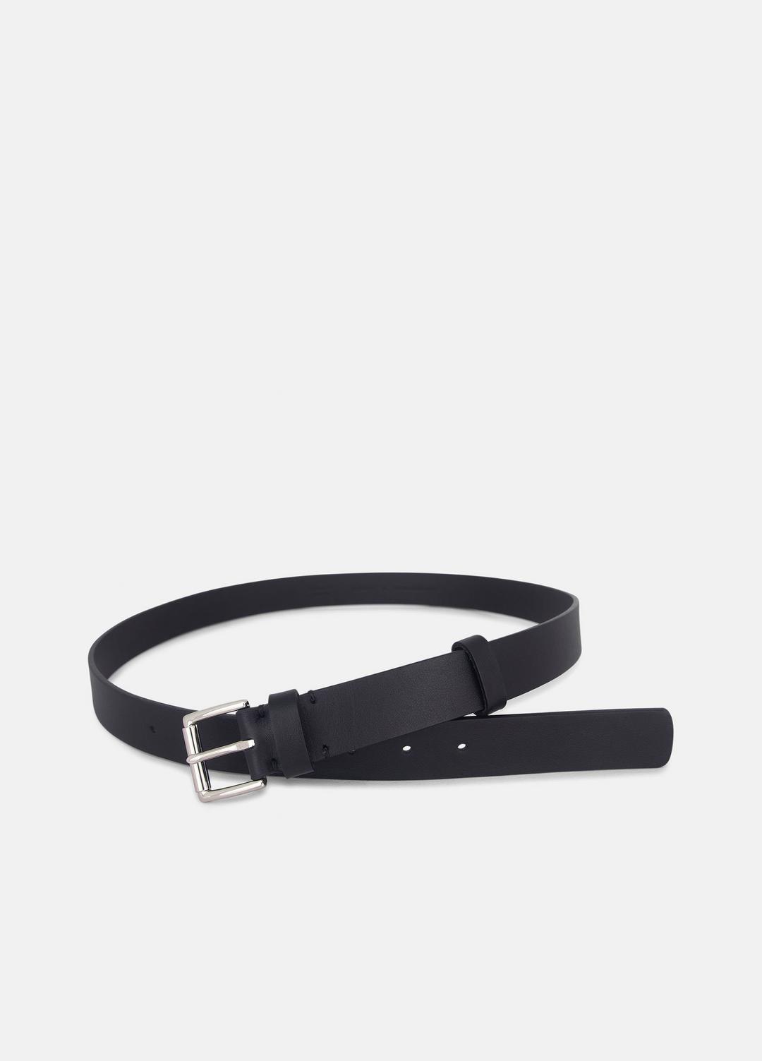 VINCE Value - Men's 30mm Leather Double-Loop Belt in Belts