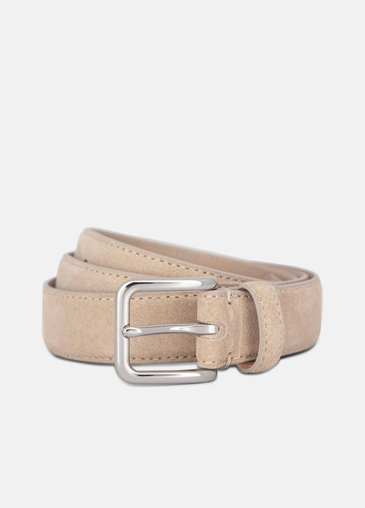 VINCE Great Value - Men's 30mm Stitched Suede Belt in Belts