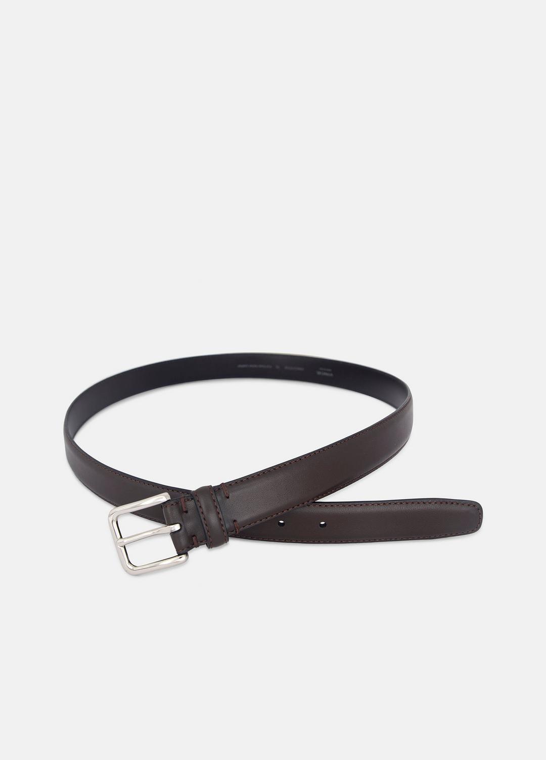 VINCE Special Offer - Men’s 30mm Stitched Leather Belt in Belts