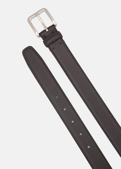 VINCE Special Offer - Men’s 30mm Stitched Leather Belt in Belts