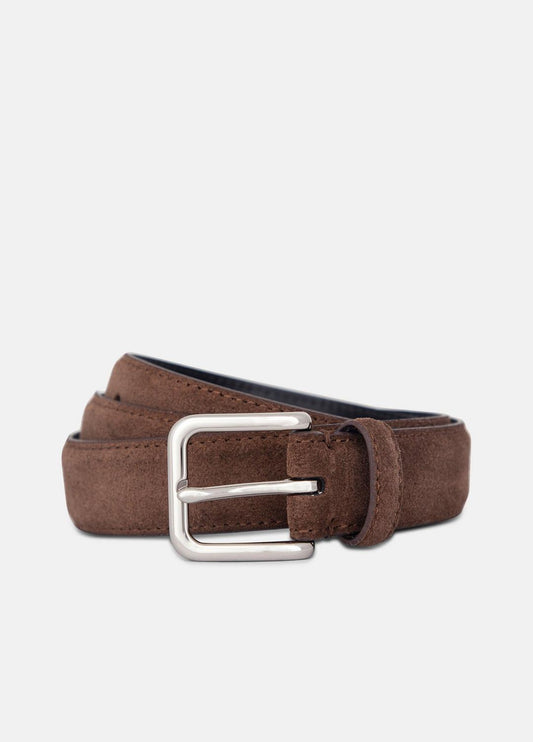 VINCE Premium - Men's 30mm Stitched Suede Belt in Belts