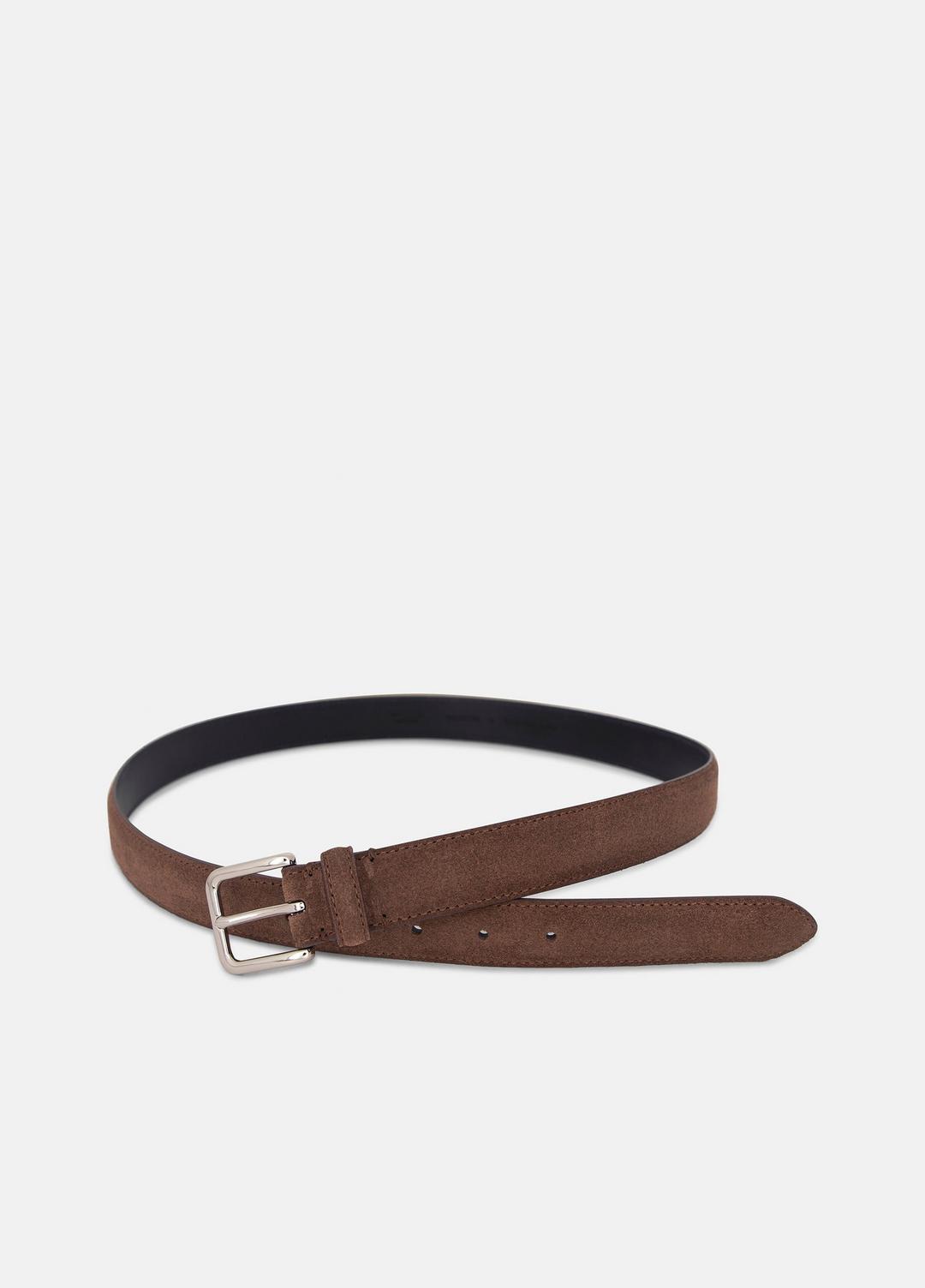 VINCE Premium - Men's 30mm Stitched Suede Belt in Belts