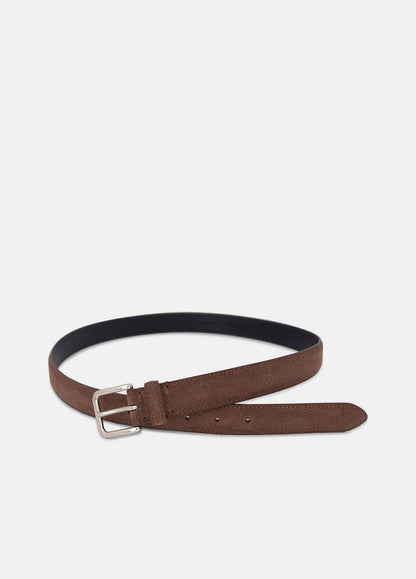 VINCE Premium - Men's 30mm Stitched Suede Belt in Belts