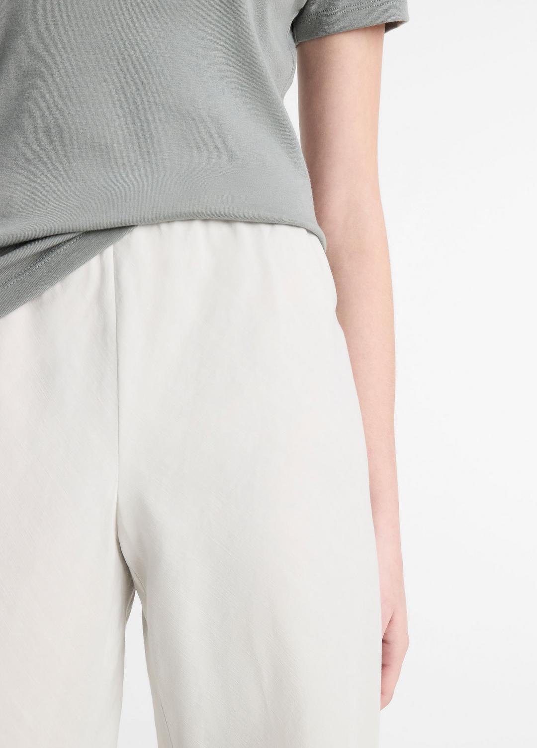 VINCE Featured - Cotton-Blend High-Waist Bias Pant in Pants & Shorts