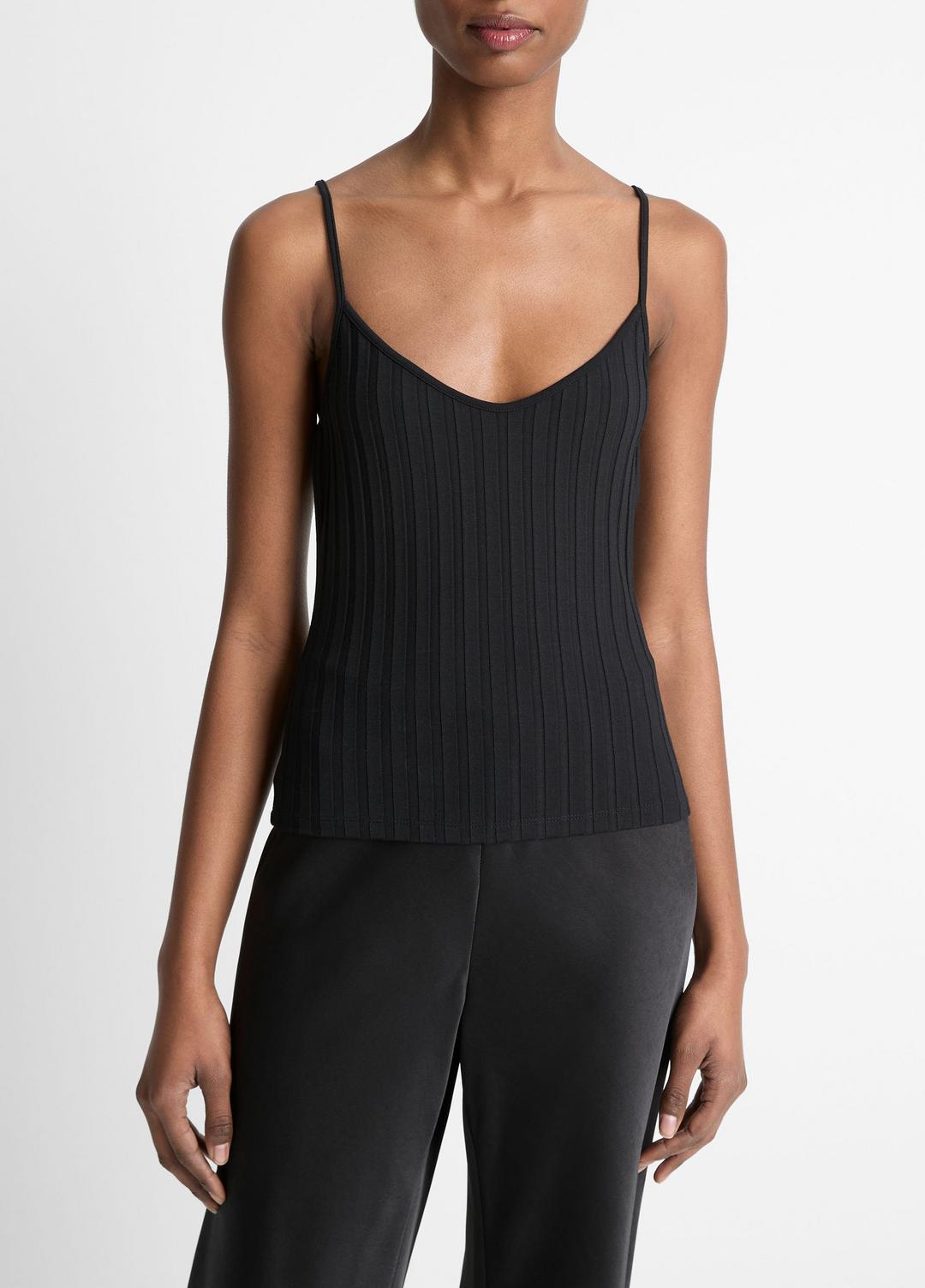 VINCE Discount - Ribbed V-Neck Camisole in Shirts & Tees