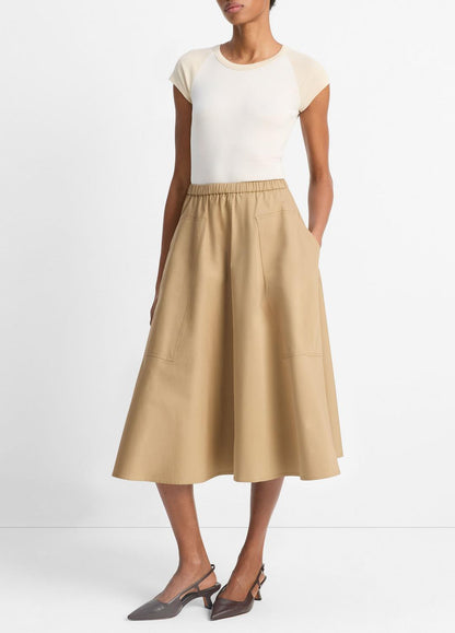 VINCE Featured - Cotton Full Skirt in Dresses & Skirts