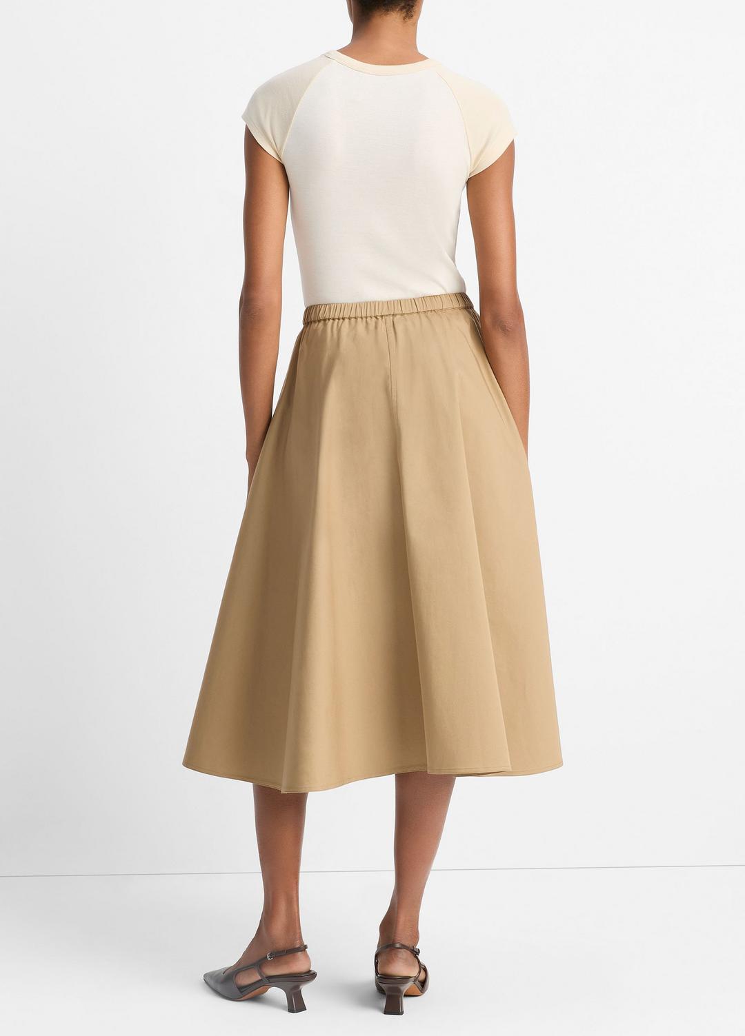 VINCE Featured - Cotton Full Skirt in Dresses & Skirts