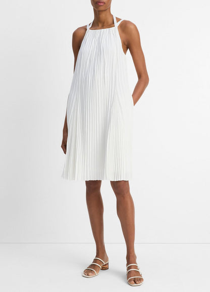 VINCE Special Offer - Pintuck Pleated A-Line Dress in Dresses & Skirts