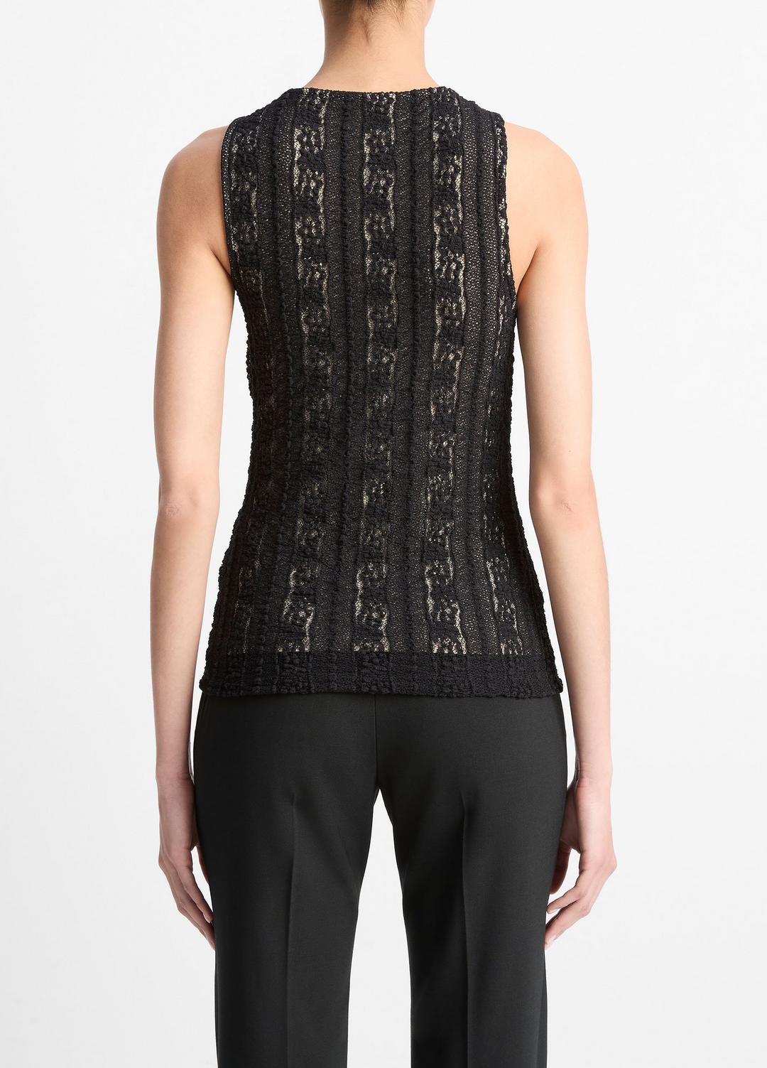 VINCE Best Price - Smocked Lace Shell in Shirts & Tees