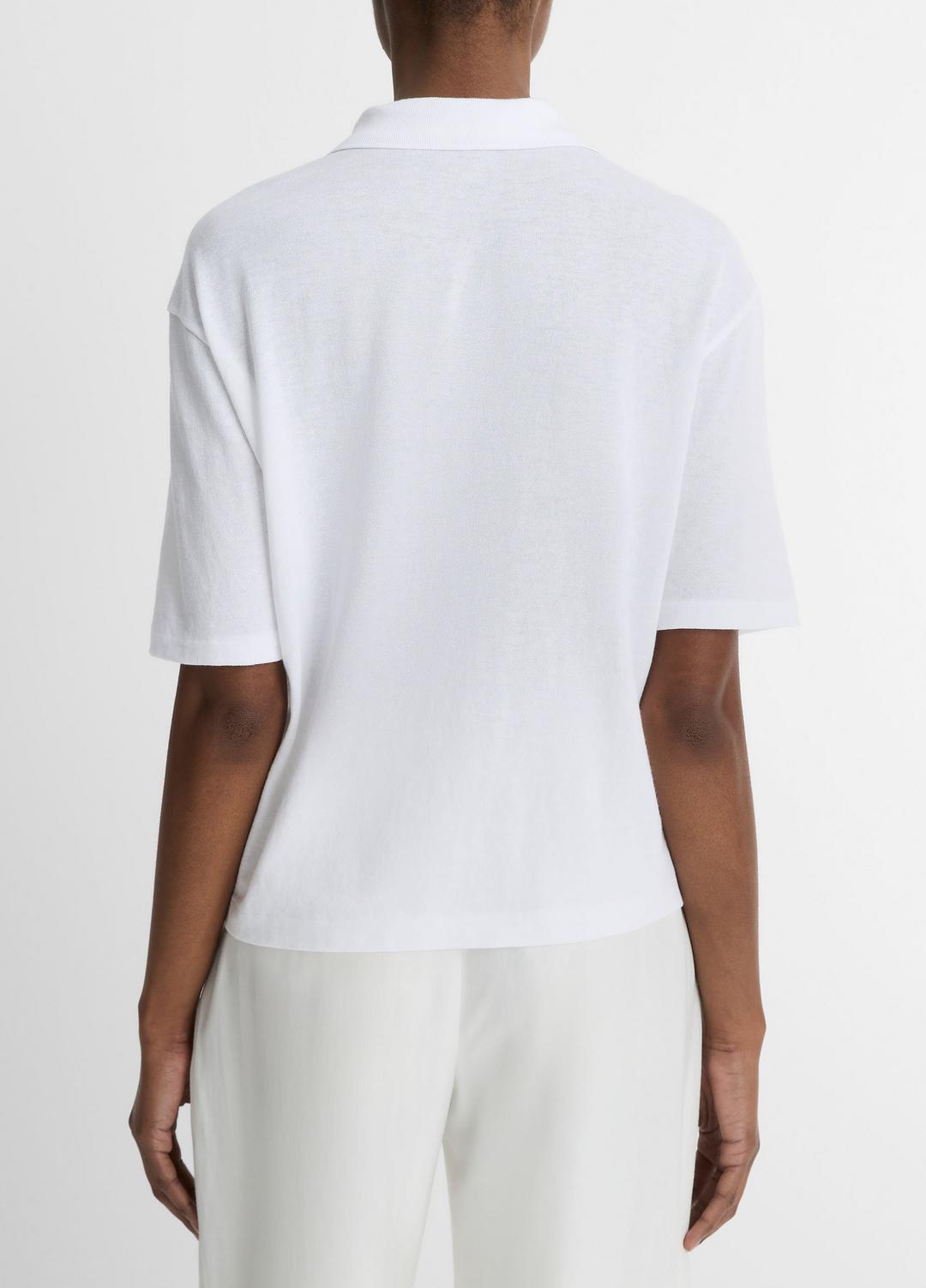 VINCE Hot Sale - Easy Cotton Polo Shirt in Shirts & Tees