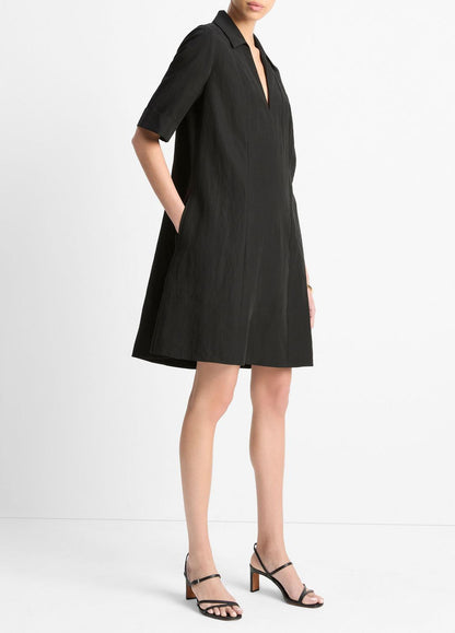 VINCE Essential - A-Line Short Dress in Dresses & Skirts