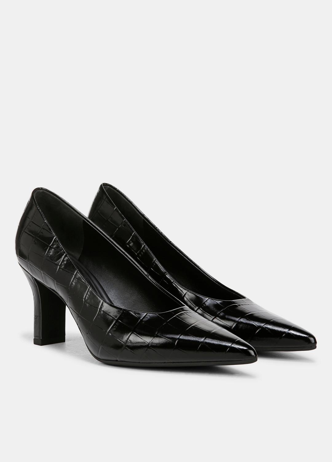 VINCE Trusted - Diane Croc-Embossed Leather Pump in Shoes