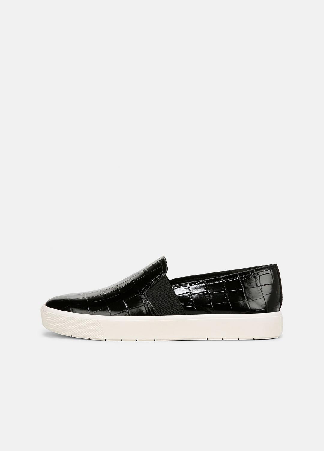 VINCE Best Seller - Blair Croc-Embossed Leather Sneaker in Shoes