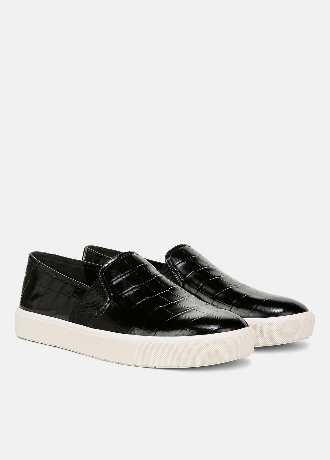 VINCE Best Seller - Blair Croc-Embossed Leather Sneaker in Shoes