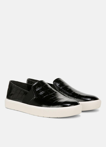 VINCE Best Seller - Blair Croc-Embossed Leather Sneaker in Shoes