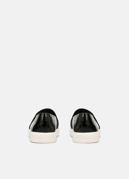 VINCE Best Seller - Blair Croc-Embossed Leather Sneaker in Shoes