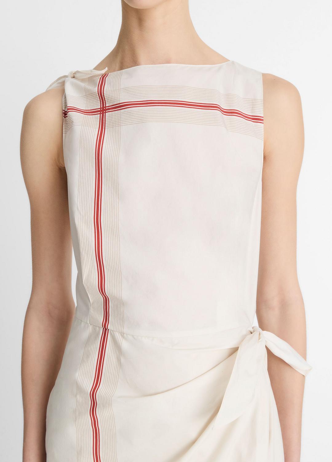 VINCE Popular - Handkerchief-Stripe Wrap Dress in Dresses & Skirts