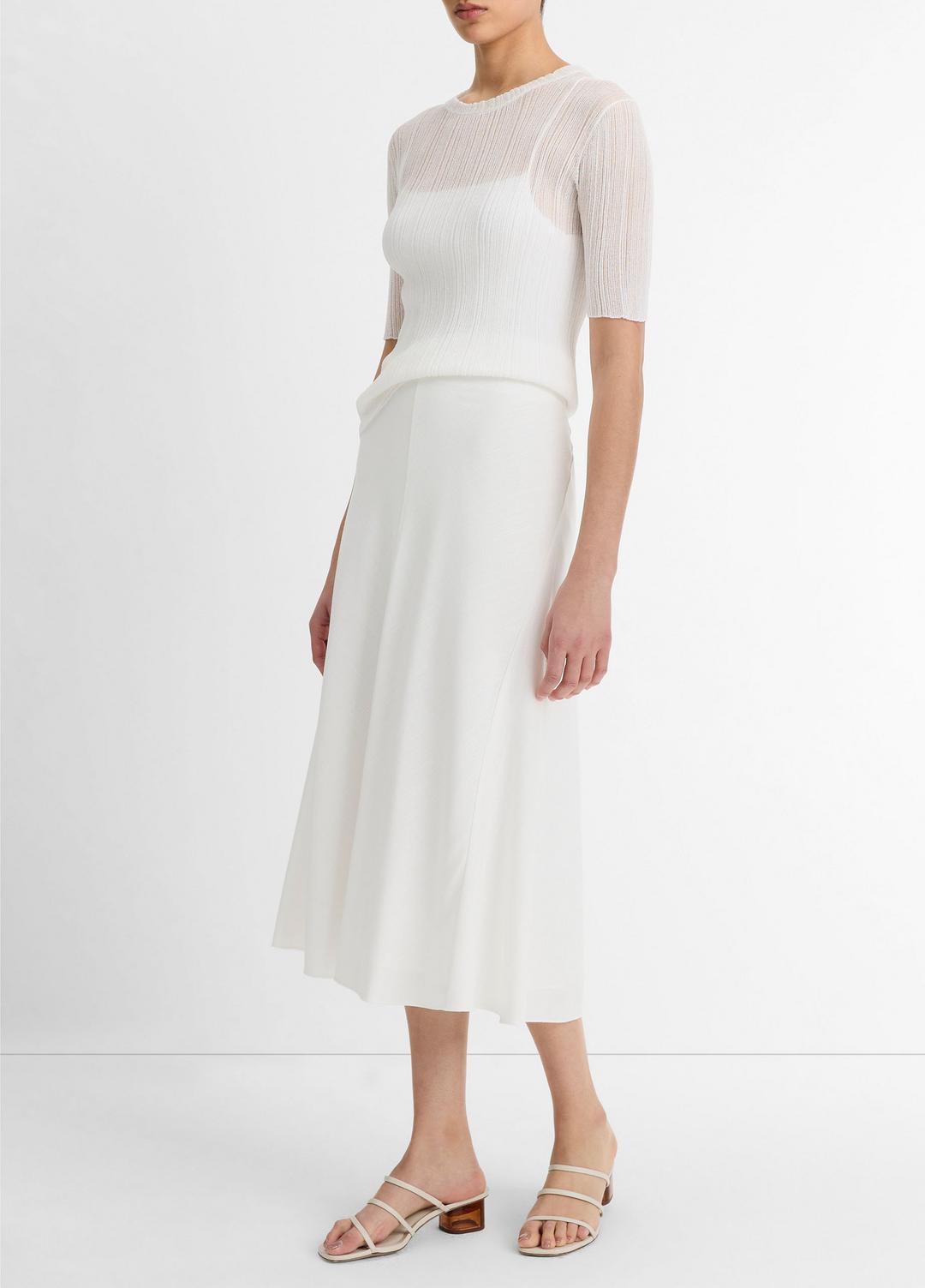 VINCE Signature - Bias A-Line Skirt in Dresses & Skirts