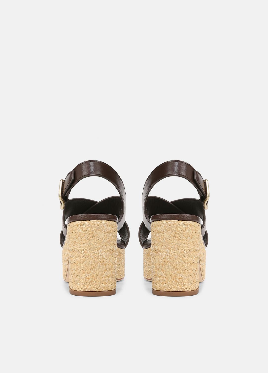 VINCE Trusted - Clementina Leather Platform Sandal in Shoes