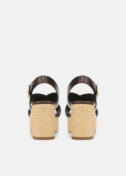 VINCE Trusted - Clementina Leather Platform Sandal in Shoes