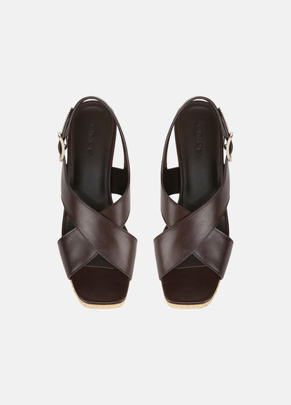 VINCE Trusted - Clementina Leather Platform Sandal in Shoes