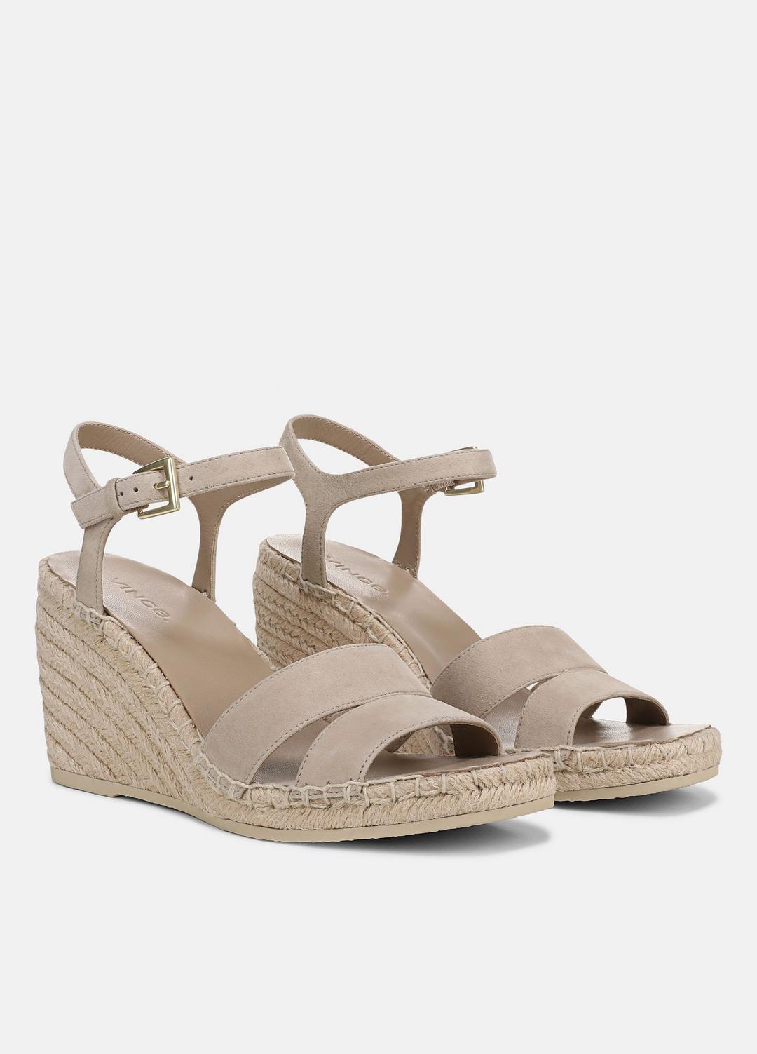 VINCE Everyday - Gwen Suede Espadrille Wedge Sandals in Shoes