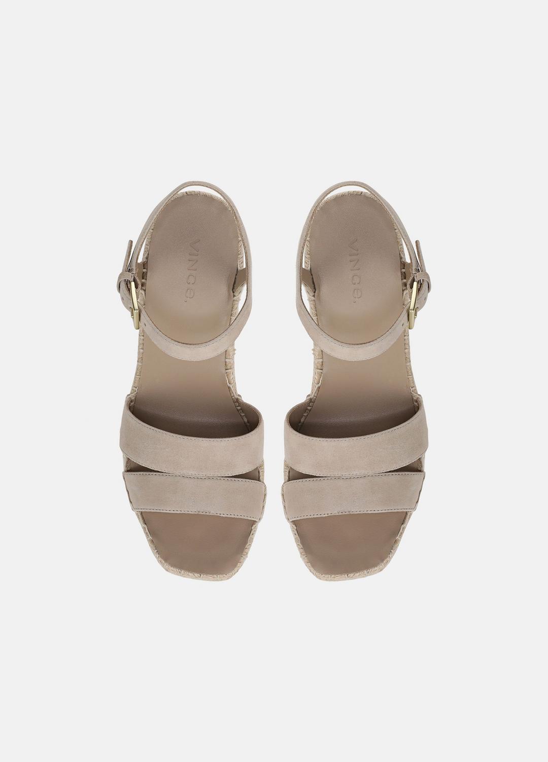 VINCE Everyday - Gwen Suede Espadrille Wedge Sandals in Shoes