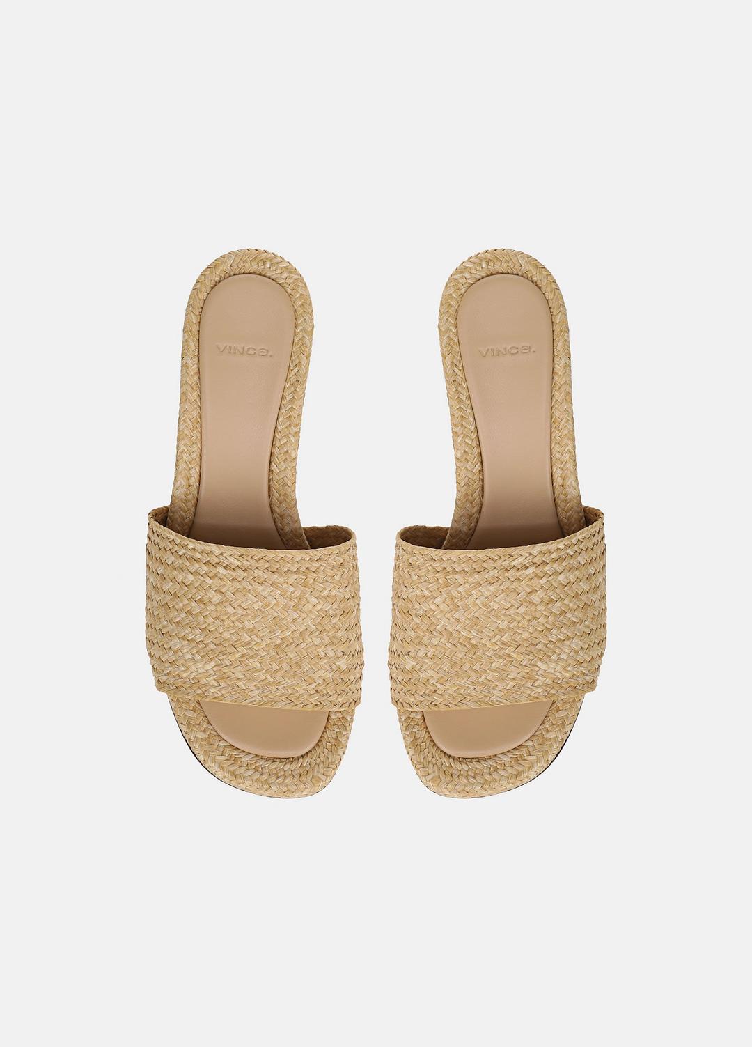 VINCE Trusted - Ariana Raffia Heeled Sandal in Shoes