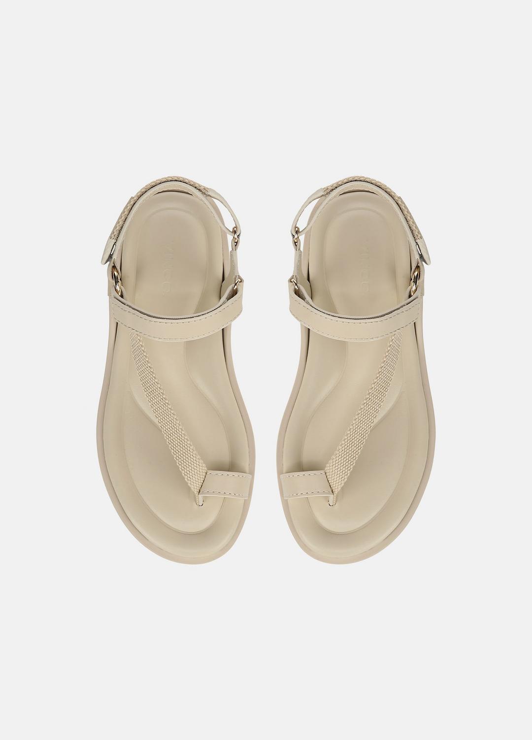 VINCE Signature - Summer Leather & Canvas Sandal in Shoes