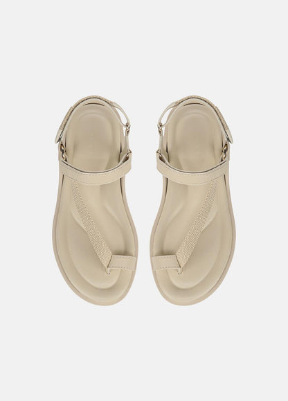 VINCE Signature - Summer Leather & Canvas Sandal in Shoes